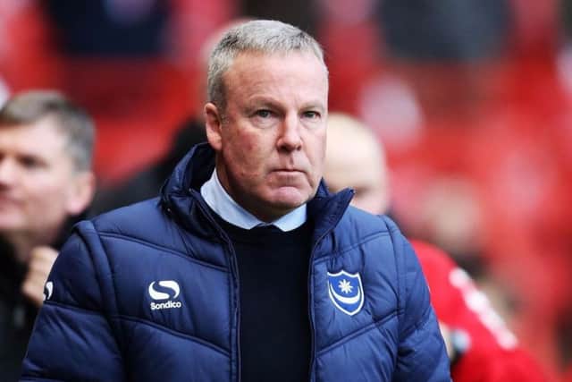 Pompey boss Kenny Jackett. Picture: Joe Pepler