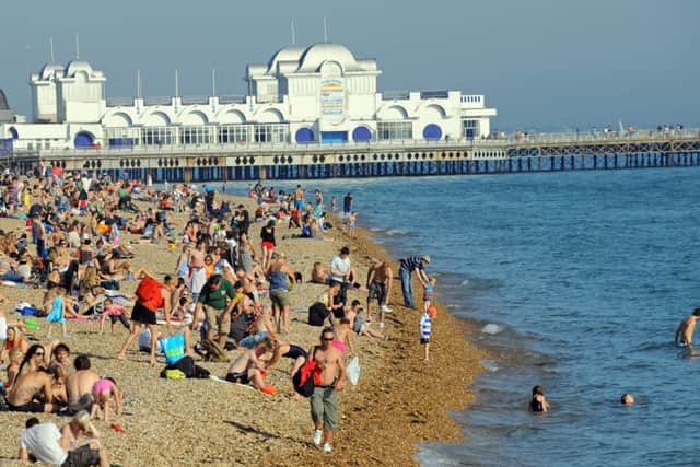 Summer on Southsea beach