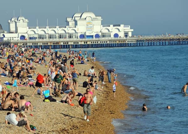 Summer on Southsea beach