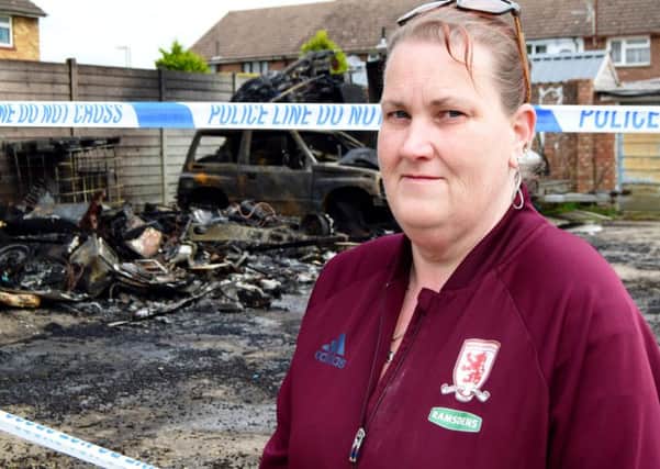 Jacquie Hurst, 42, of Awbridge Road, Bedhampton. She said she was terrified for her three children's safety.