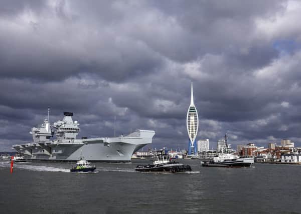 HMS Queen Elizabeth will swap the Portsmouth skyline for the Manhattan skyline on a visit to New York