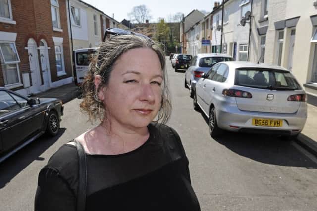 Rosa Sartori who is highlighting the problem with discarded drug needles in Southsea.
Picture by Ian Hargreaves (180462-1)