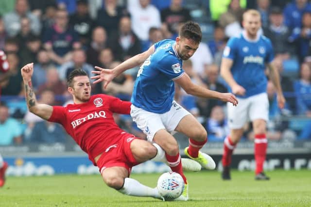 Pompey lost 1-0 against Charlton. Picture: Joe Pepler