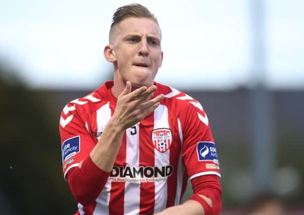Derry City winger Ronan Curtis  Picture: Lorcan Doherty / Presseye.com