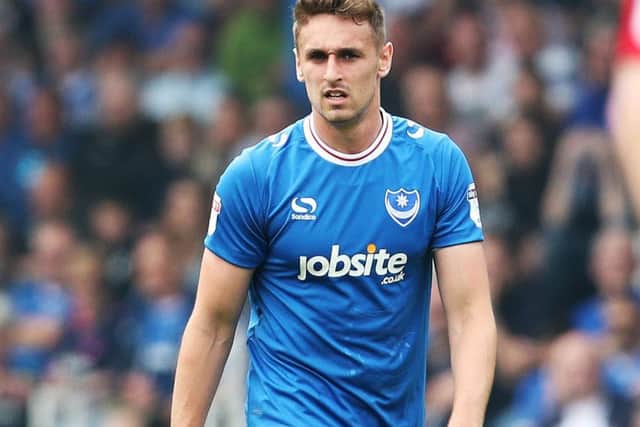 Pompey left-back Brandon Haunstrup Picture: Joe Pepler