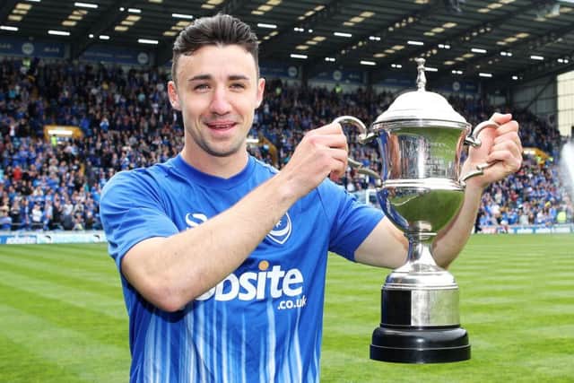Enda Stevens won The News/Sports Mail Pompey Player of the Year award last season