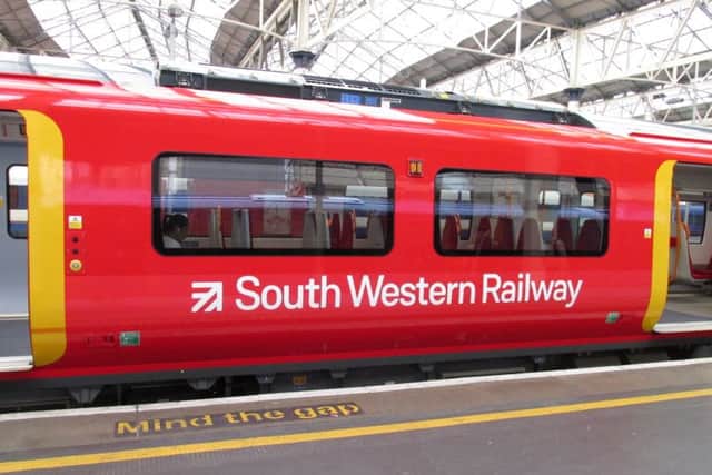 One of the new Class 707 trains at London Waterloo. Picture: South Western Railway PPP-180313-105841001