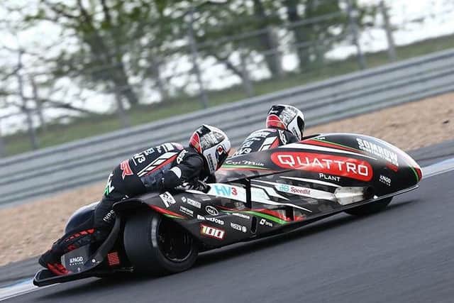 The Portsmouth sidecar team competed well at Le Mans. Picture: Mark Walters