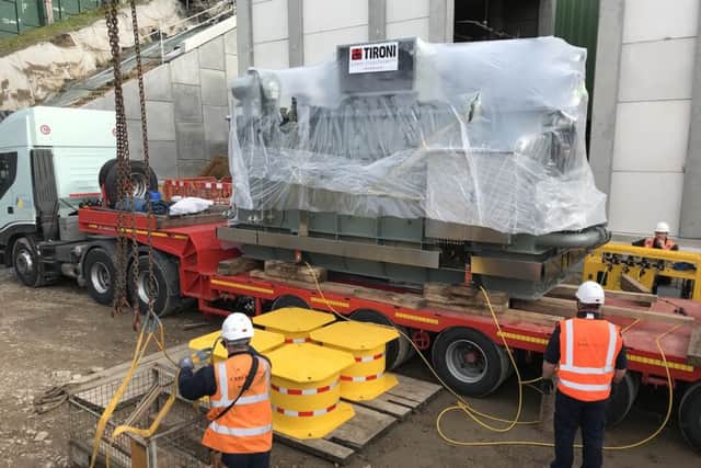 RRS used Hydra-Slide equipment at the substation