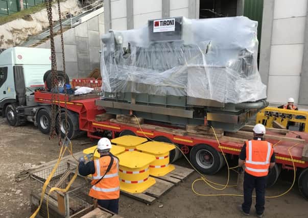 RRS used Hydra-Slide equipment at the substation