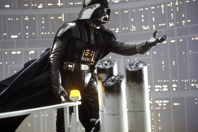 Darth Vader  in a scene from Lucasfilm's Star Wars: Episode V, The Empire Strikes Back