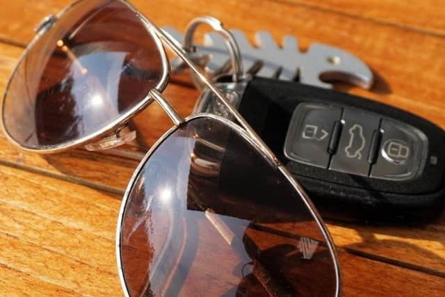 It is illegal to use one type of sunglasses while driving.