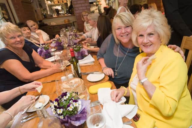 10th Anniversary with a lunch at Lauro's Brasserie in Fareham High Street. There were over 50 very happy, colourful, local ladies attending. Picture: Duncan Shepherd (180345-007)