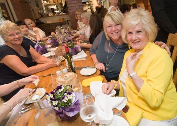 10th Anniversary with a lunch at Lauro's Brasserie in Fareham High Street. There were over 50 very happy, colourful, local ladies attending.  Picture: Duncan Shepherd (180345-007)