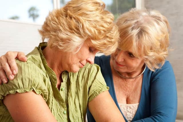 Fiona is asked for advice from a grief-stricken widow