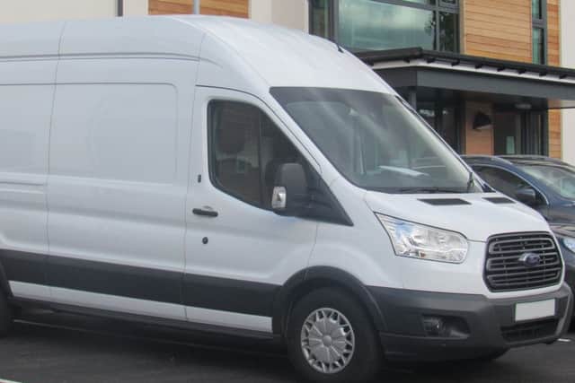 A Ford Transit van