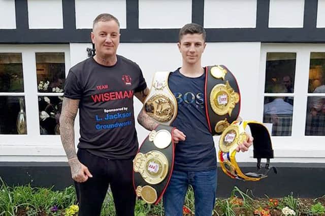 Mark Chamberlain, right, showed his class