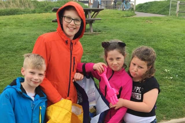 From left, Isaac Mellers, Oscar Mellers, Jessica Williams and Abigal Day. Picture: Supplied