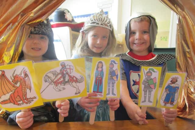 Youngsters at Kiddi Caru in Whiteley, dressed in their finest royal garments. Picture: Kiddi Caru