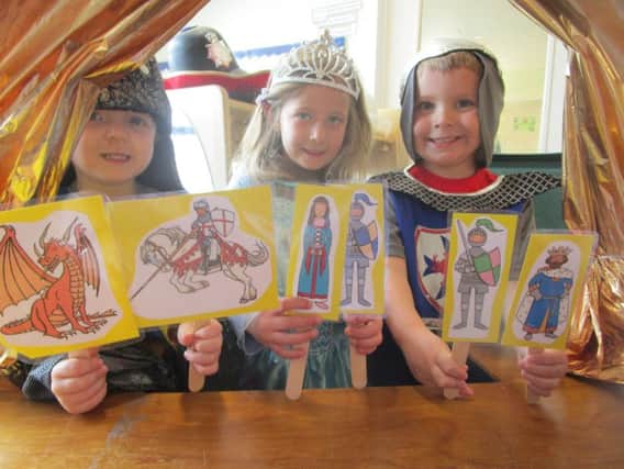 Youngsters at Kiddi Caru in Whiteley, dressed in their finest royal garments. Picture: Kiddi Caru
