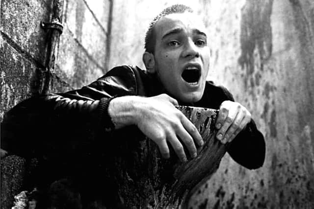 Ewan McGregor as Renton in Trainspotting - the gender neutral toilets Zella has visited are almost as grubby