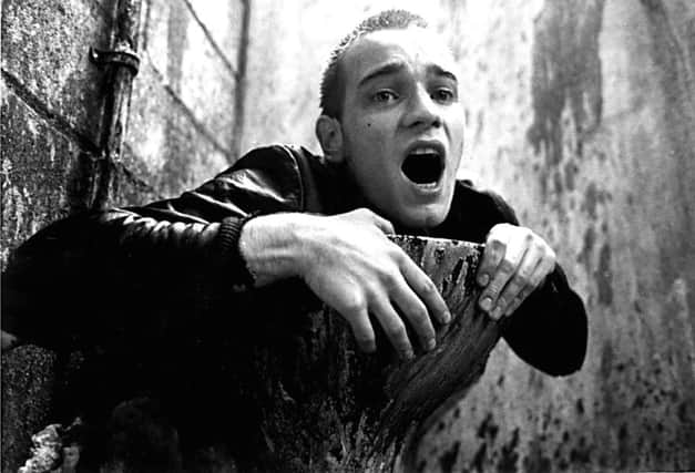 Ewan McGregor  as Renton in Trainspotting - the gender neutral toilets Zella has visited are almost as grubby