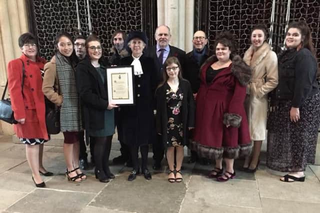 Members of Loud and Proud with the High Sheriff of Hampshire, Mary Montagu-Scott 6p263MW0eFV1PM8saMr0