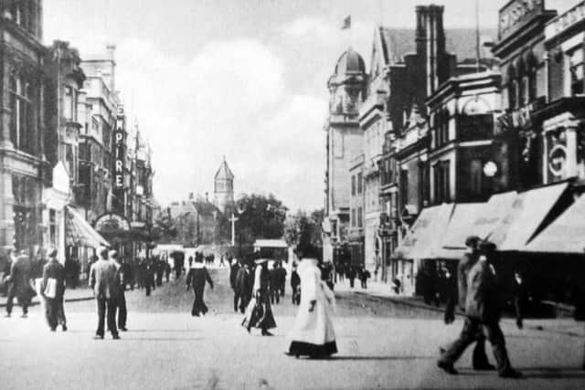 Edinburgh Road, Landport, Portsmouth, in the 1920s, maybe 1930s. Picture: Robert James Collection