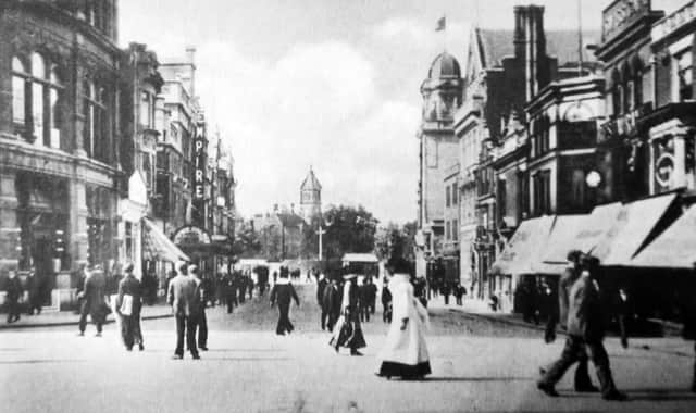 Edinburgh Road, Landport, Portsmouth, in the 1920s, maybe 1930s. Picture: Robert James Collection