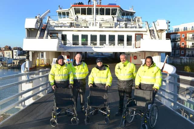 The Wightlink team has increased its number of passenger wheelchairs to 17
