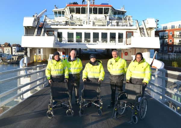 The Wightlink team has increased its number of passenger wheelchairs to 17