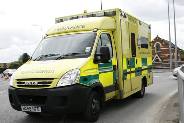 A Scas ambulance
