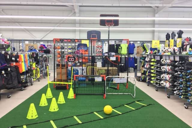 A picture taken inside the Decathlon store at Portsmouth Retail park. Credit: Decathlon UK