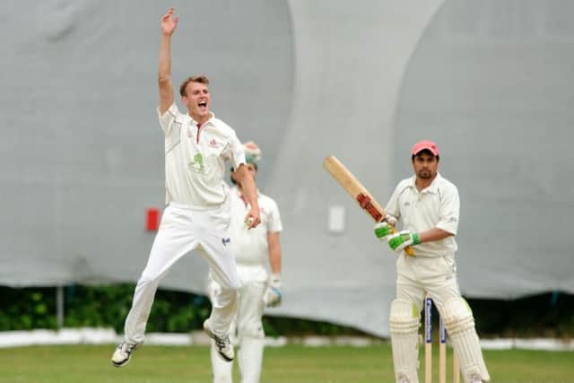 Matt Benfield, left, has been out in South Africa during the winter