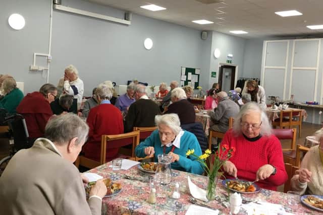 The Tuesday Lunch Club at Portsmouth Anglican Cathedral
Picture: Alex Saunders