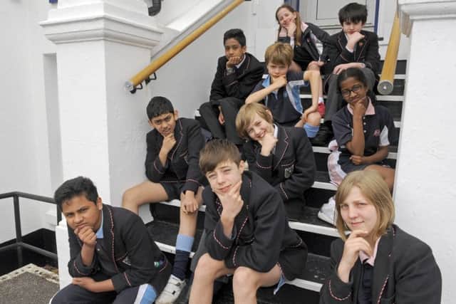 Some of the Mayville High School pupils who have become members of Mensa Picture: Malcolm Wells (180425-5690)