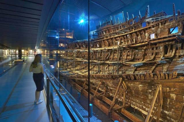 The Mary Rose viewing gallery