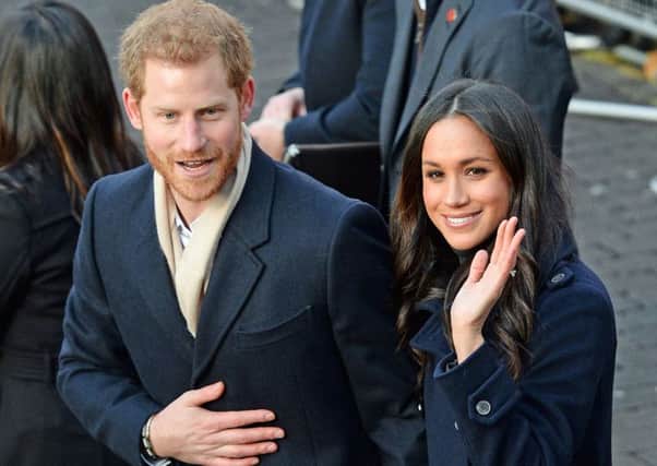 Prince Harry and Meghan Markle are getting married on May 19. Picture: Joe Giddens/PA Wire
