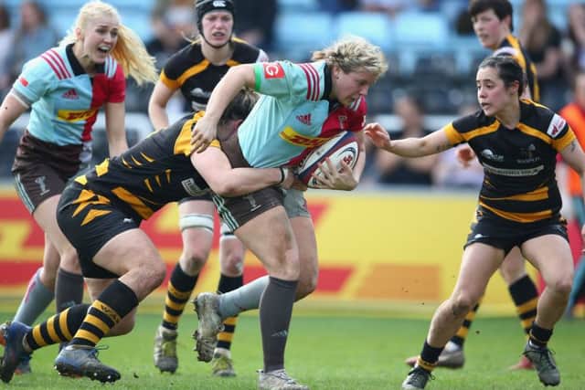 Vickii Cornborough in action for Harlequins Ladies against Wasps FC Ladies. Picture: Steve Bardens/Getty Images for Harlequins)