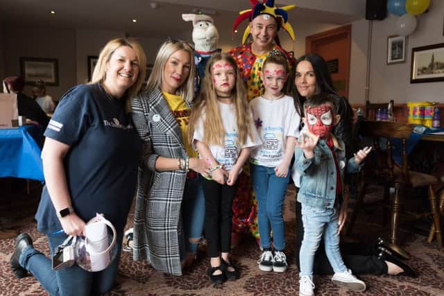 From left - Sally Cornwell from the Southern Co-operative Society, Holly Patterson, India Roy, Willow Harris, Natalie Roy and Jetson Roy 
Picture by Duncan Shepherd