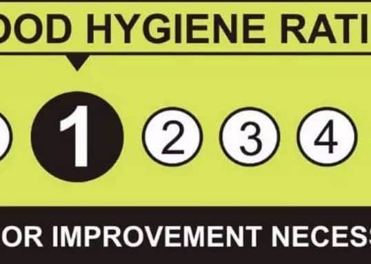 The 37 Portsmouth businesses rated one out of five for food hygiene
