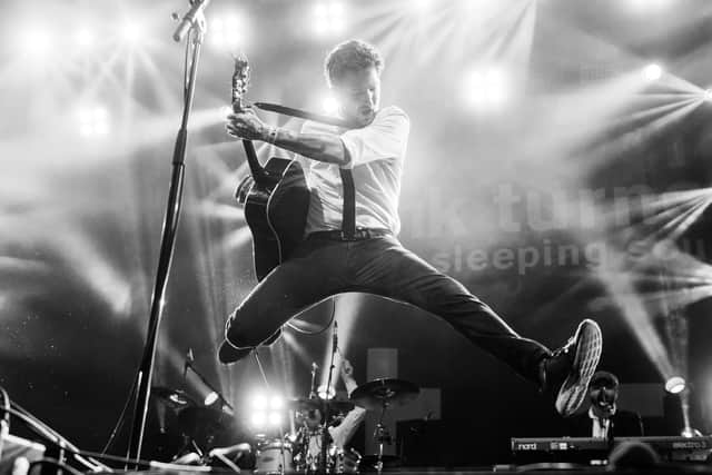 Frank Turner and The Sleeping Souls live.