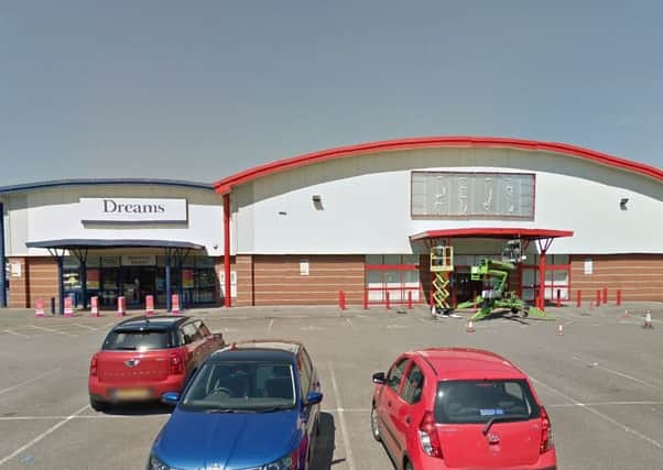 The former Staples unit at Broadcut Retail Park, Fareham, Google Maps