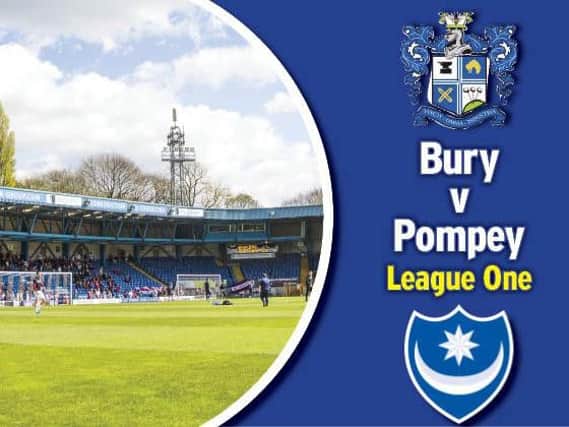 Pompey travel to Bury today in League One