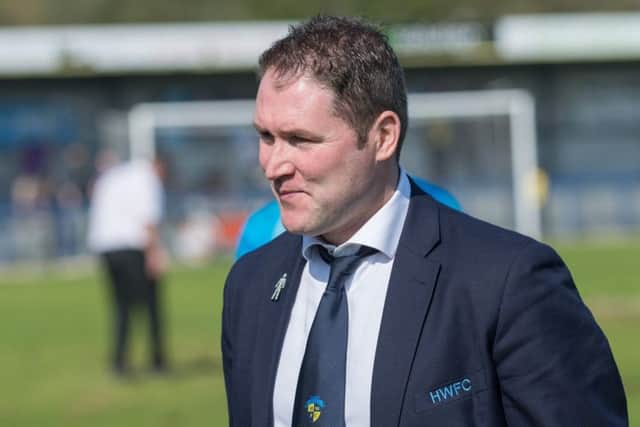 Hawks' manager Lee Bradbury. Picture: Vernon Nash