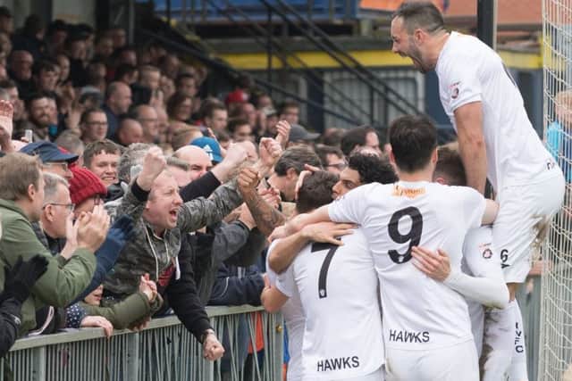 The Hawks have been crowned league champions after winning 3-1 against Concord. Picture: Keith Woodland