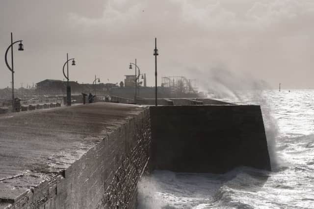 There is a yellow weather warning in place for Portsmouth. Picture: Keith Woodland