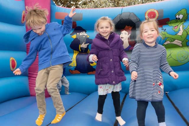 Bouncy castle fun