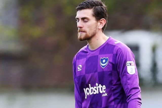 Luke McGee's mistake led to George Miller's winner for Bury on Saturday Picture: Joe Pepler