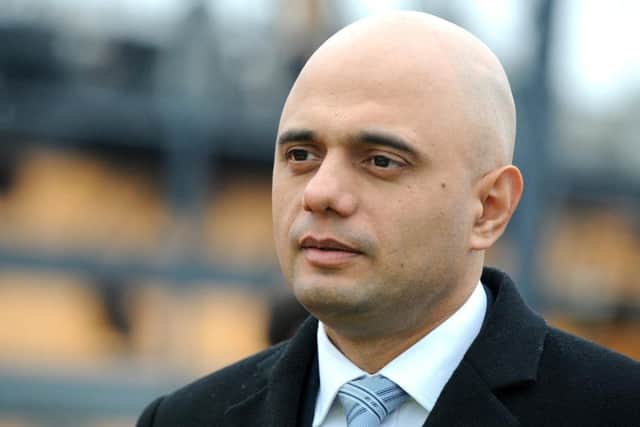 Sajid Javid is the new home secretary. He is pictured during a visit to HMS Victory in Portsmouth.